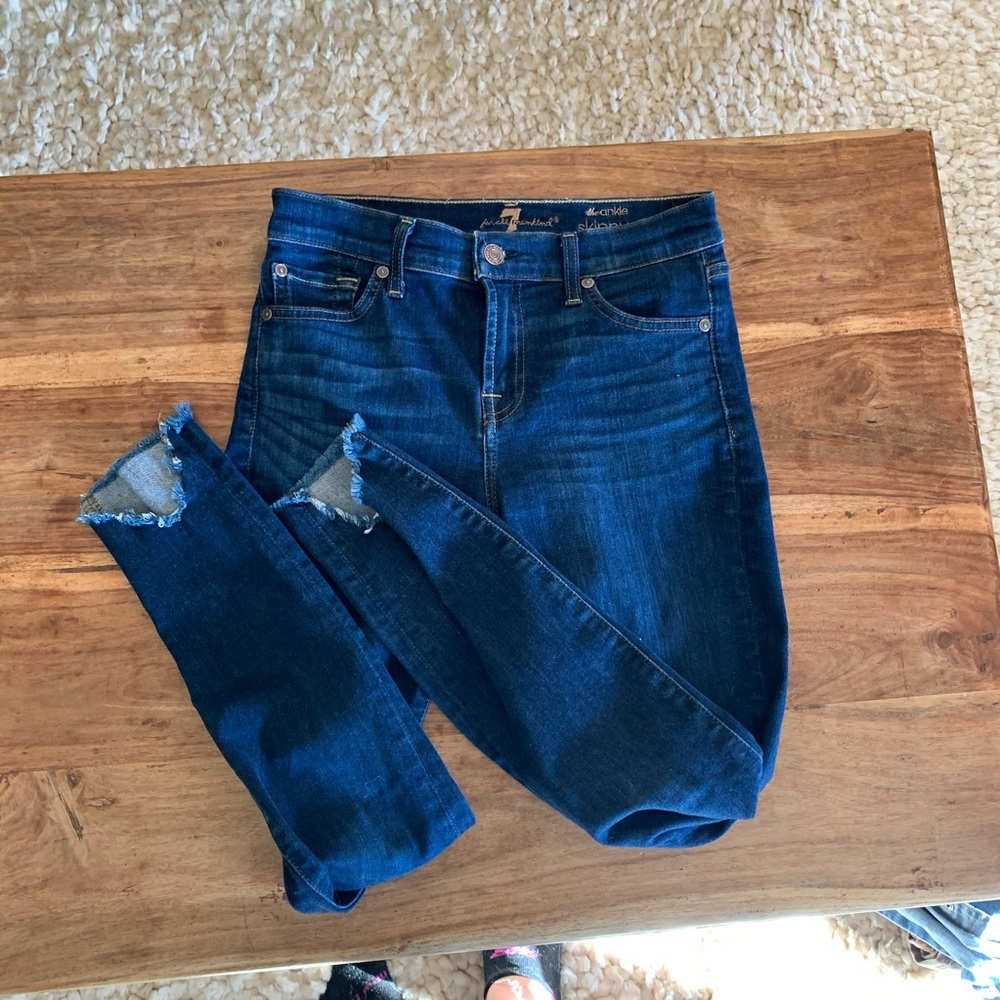 7 for all Mankind skinny jeans